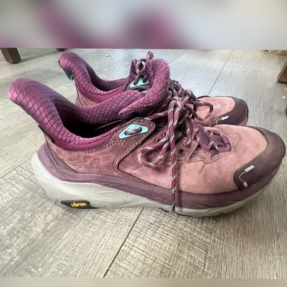 Hoka Kaha 2 Low GTX Grape Wine / Coastal Shade Sneakers Size 8 $220 - Picture 1 of 7